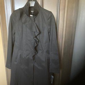 DKNY Ladies Black Rain Jacket